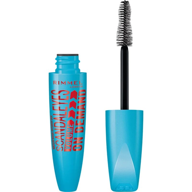 Rimmel ScandalEyes Volume On Demand vodoodporna maskara za volumen odtenek 001 Black 12 ml