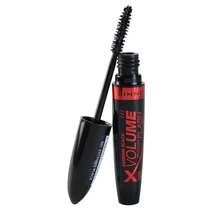 Rimmel Volume Flash X10 Extreme Black maskara za volumen in goste trepalnice odtenek 001 Extreme Black 8 ml