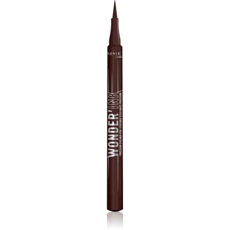 Rimmel Wonder Ink tekoče črtalo v peresu odtenek 002 Spiced Chestnut 1 ml
