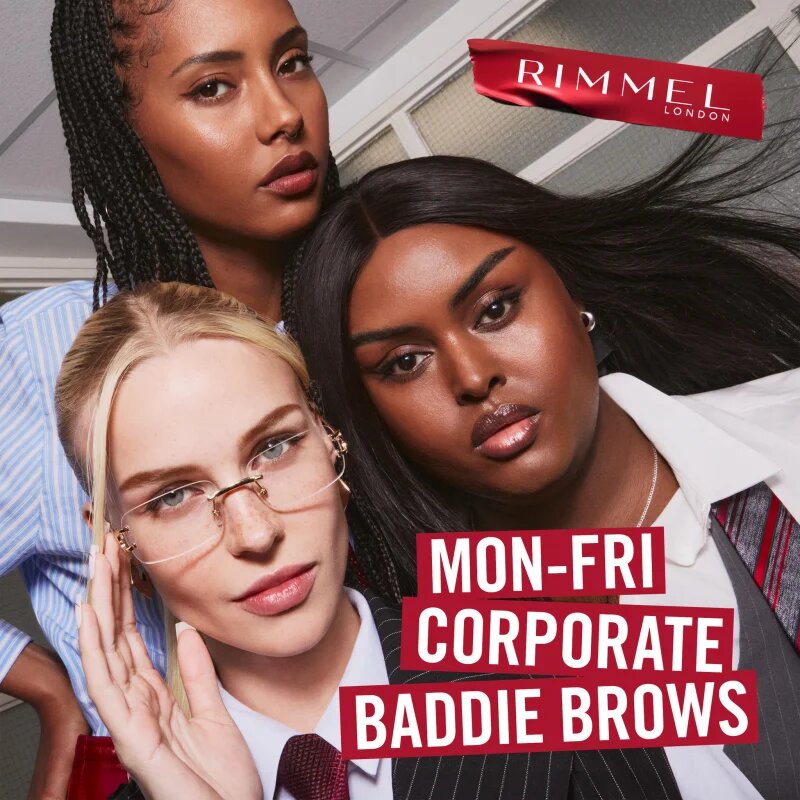 Rimmel Wonder'Bond gel za obrvi odtenek 003 Dark Brown 7.7 ml