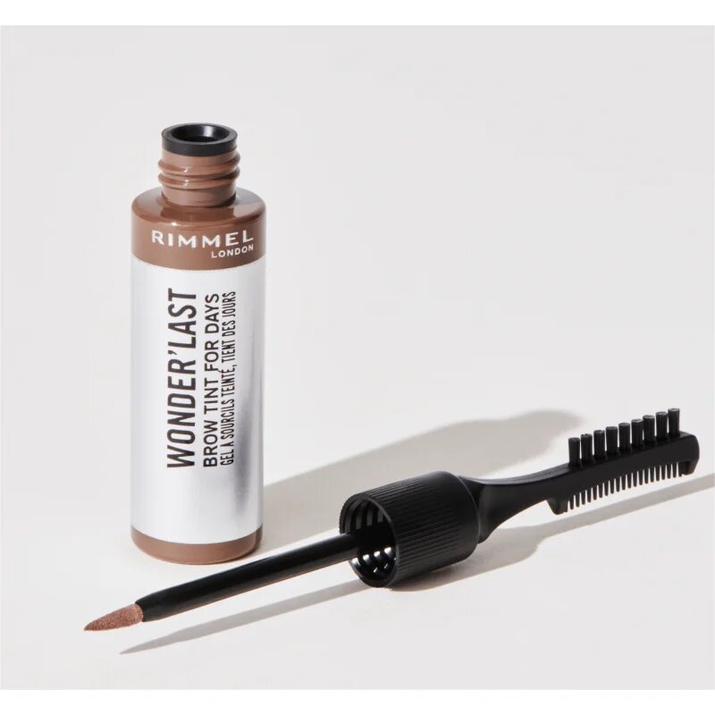 Rimmel Wonder'Last začasna barva za obrvi v gelu odtenek 004 Soft Brown 4.5 ml