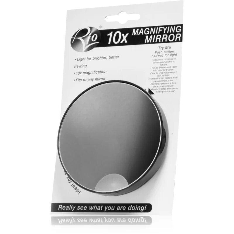 RIO 10x Magnifying Mirror povečevalno ogledalo s priseski 1 kos