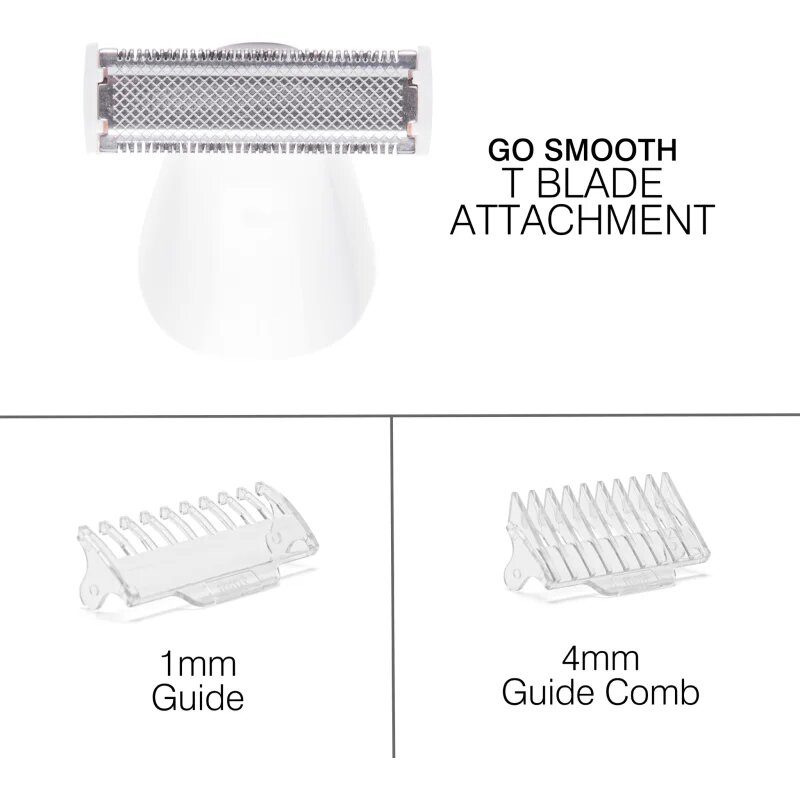 RIO Go Smooth 4-in-1 Lady Shaver & Bikini Trimmer ženski brivnik 4 v 1 1 kos