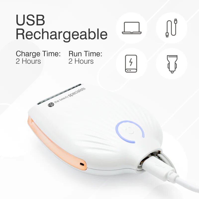 RIO Go Smooth ženski brivnik White Rose 1 kos