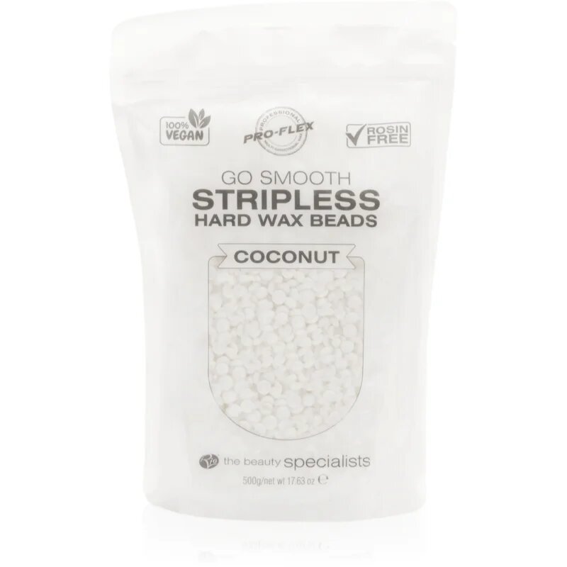 RIO Hard Wax Beads Coconut voščene pečke za depilacijo 500 g