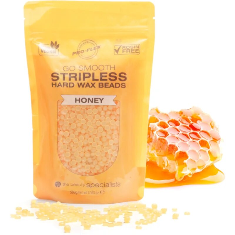 RIO Hard Wax Beads Honey voščene pečke za depilacijo 500 g