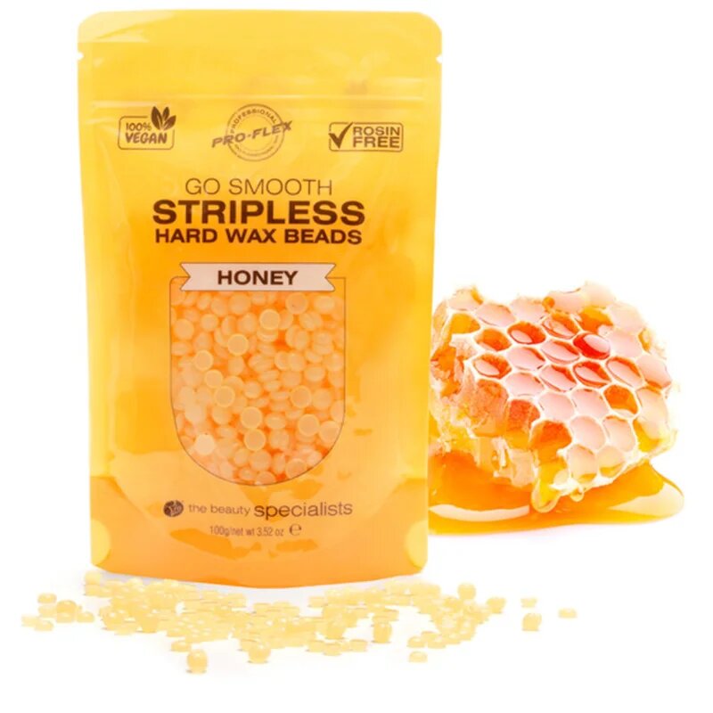 RIO Hard Wax Beads Honey voščene pečke za depilacijo 5x100 g