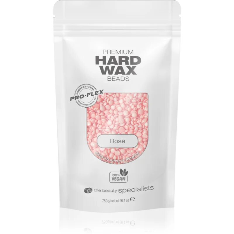 RIO Hard Wax Beads Rose voščene pečke za depilacijo 750 g