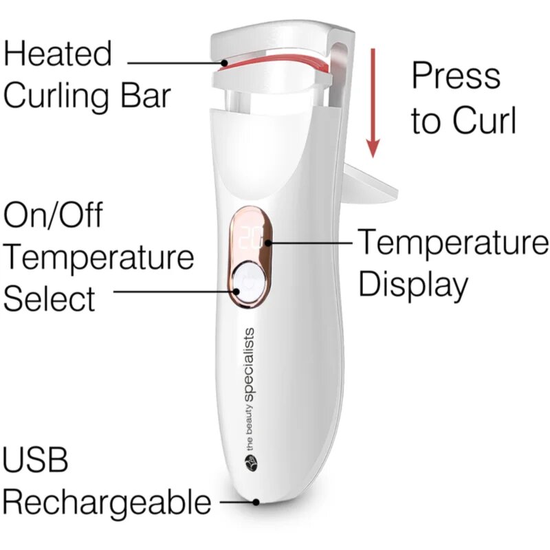 RIO Wow Lash Pro Heated Eyelash Curler kodralnik za trepalnice 1 kos