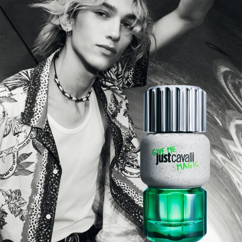Roberto Cavalli Just Cavalli Give Me Magic For Him toaletna voda za moške 90 ml