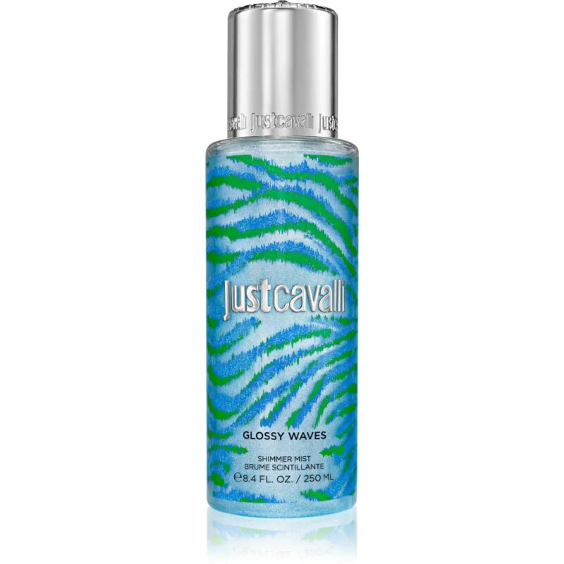 Roberto Cavalli Just Cavalli Glossy Waves posvetlitvena meglica za telo za ženske 250 ml