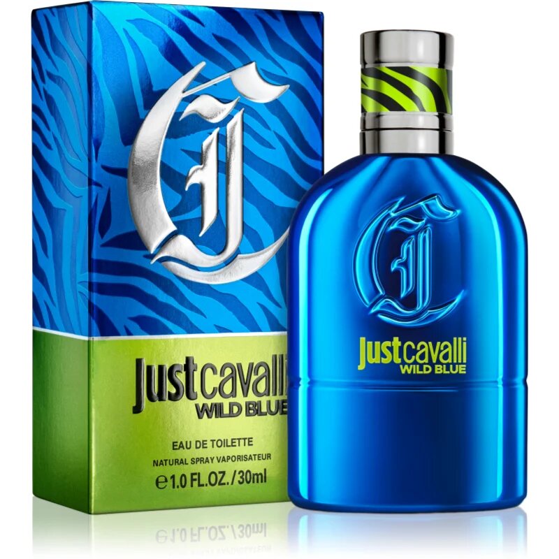 Roberto Cavalli Just Cavalli Wild Blue toaletna voda za moške 30 ml