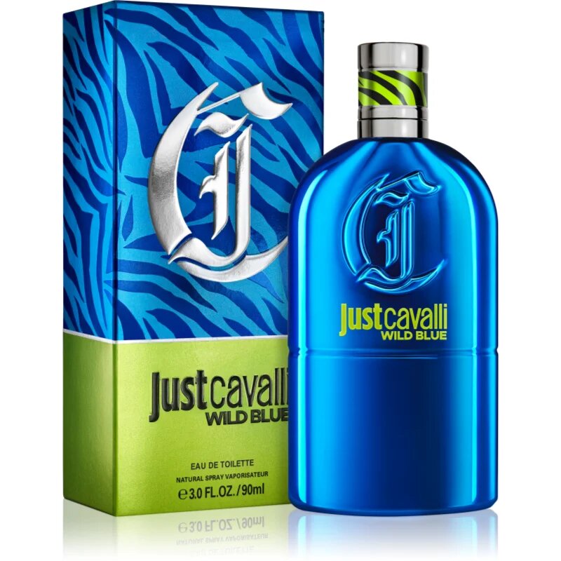 Roberto Cavalli Just Cavalli Wild Blue toaletna voda za moške 90 ml
