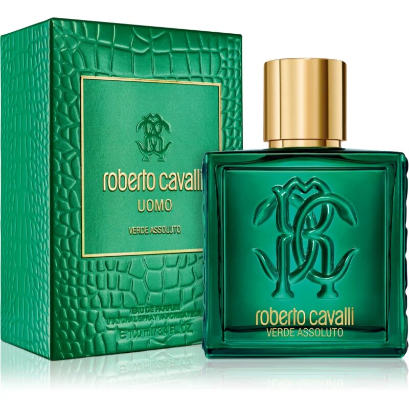 Roberto Cavalli Uomo Verde Assoluto parfumska voda za moške 100 ml