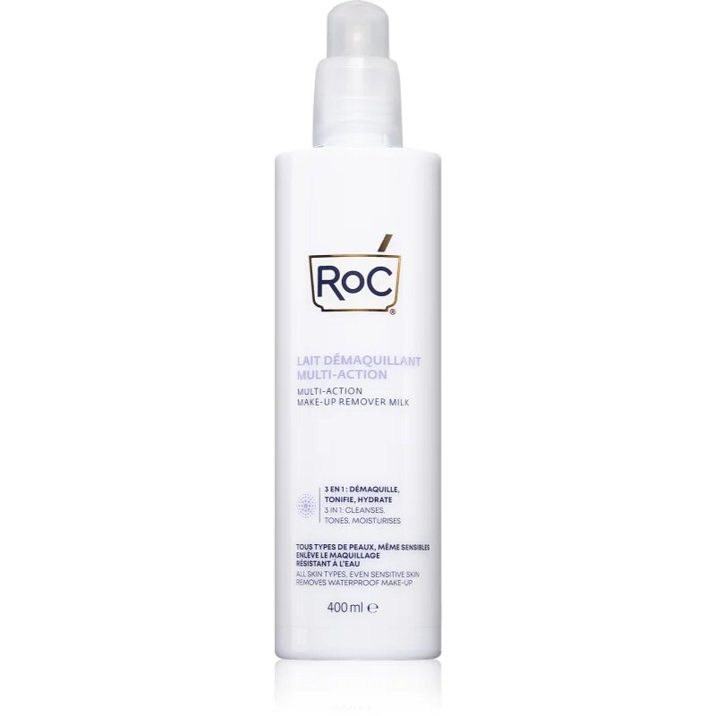 RoC Démaquillant Make-Up Remover Milk nežni losjon za odstranjevanje ličil 400 ml