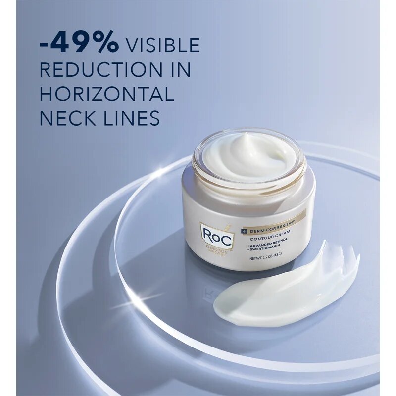 RoC Derm Correxion Contour učvrstitvena krema proti gubam za obraz z retinolom 50 ml
