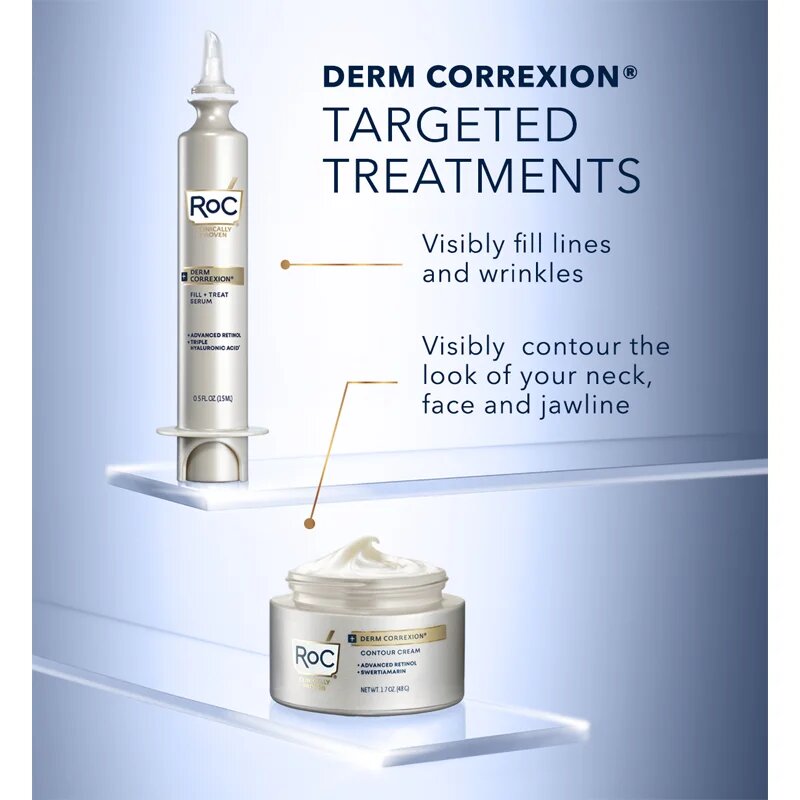 RoC Derm Correxion Fill + Treat serum proti gubam z retinolom 15 ml