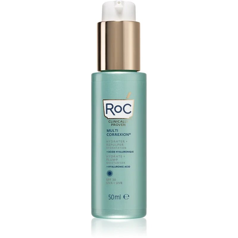 RoC Multi Correxion Hydrate & Plump intenzivna vlažilna krema za učvrstitev obraza SPF 30 50 ml