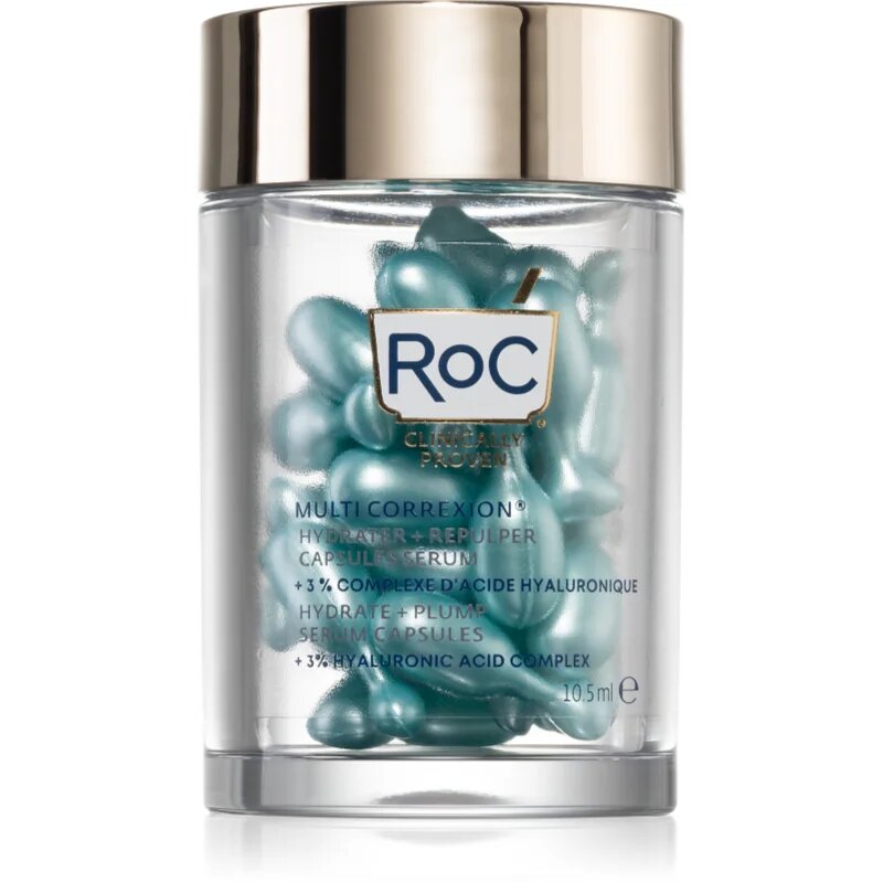 RoC Multi Correxion Hydrate & Plump vlažilni serum v kapsulah 30 kos