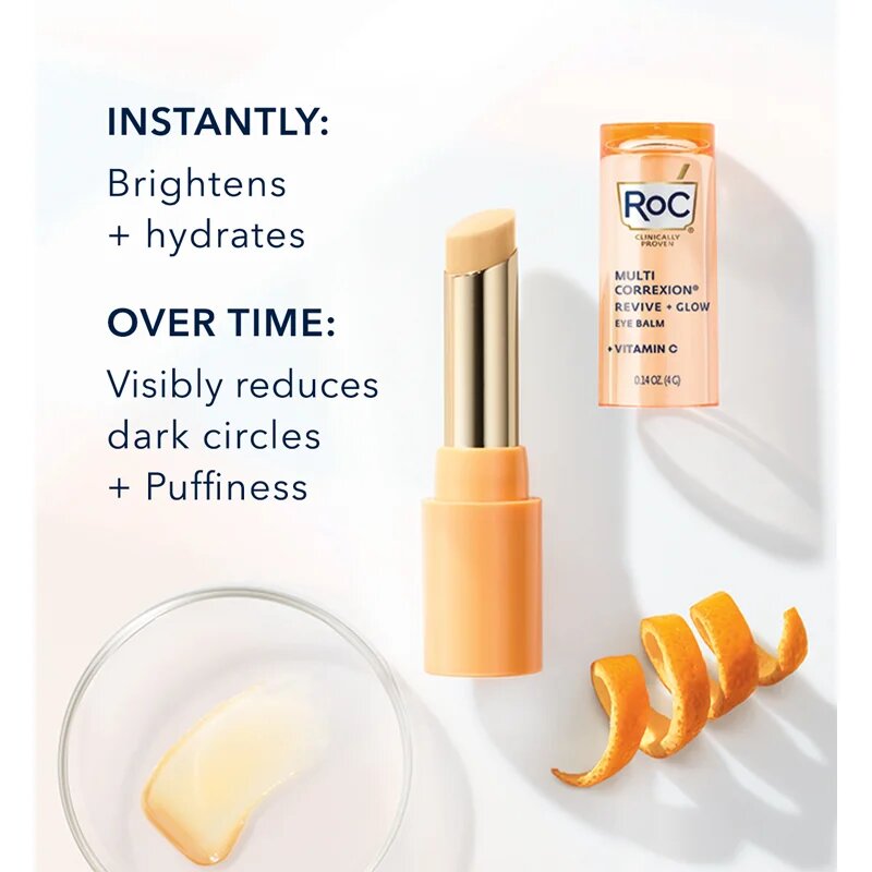 RoC Multi Correxion Revive + Glow posvetlitveni balzam za predel okoli oči z vitaminom C 4 g