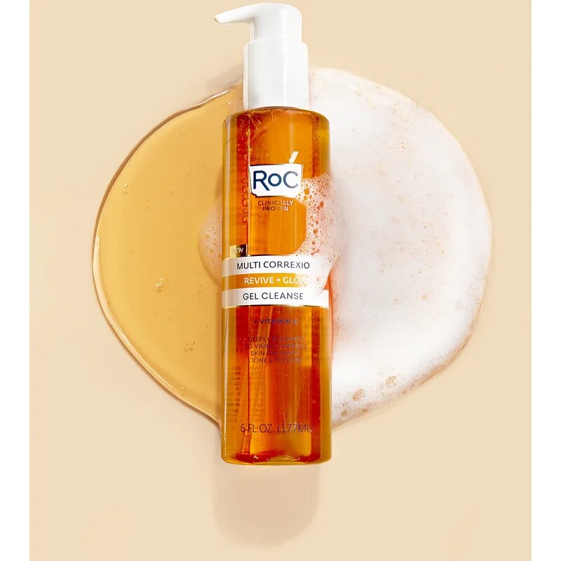 RoC Multi Correxion Revive + Glow revitalizacijski čistilni gel 177 ml