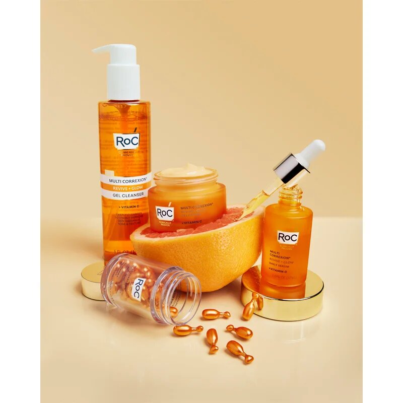 RoC Multi Correxion Revive + Glow revitalizacijski čistilni gel 177 ml