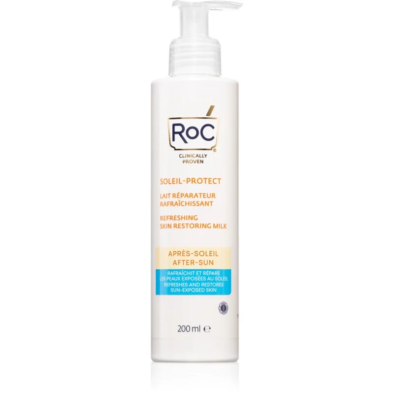 RoC Soleil Protect Refreshing Skin Restoring Milk pomirjajoča krema po sončenju 200 ml