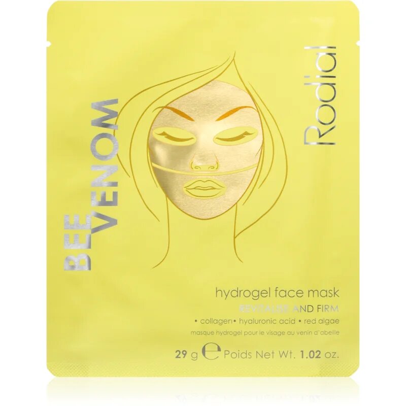 Rodial Bee Venom Hydrogel Face Mask sprostitvena hidrogelna maska 29 g