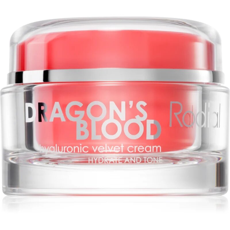 Rodial Dragon's Blood Velvet Cream krema za obraz s hialuronsko kislino za suho kožo 50 ml