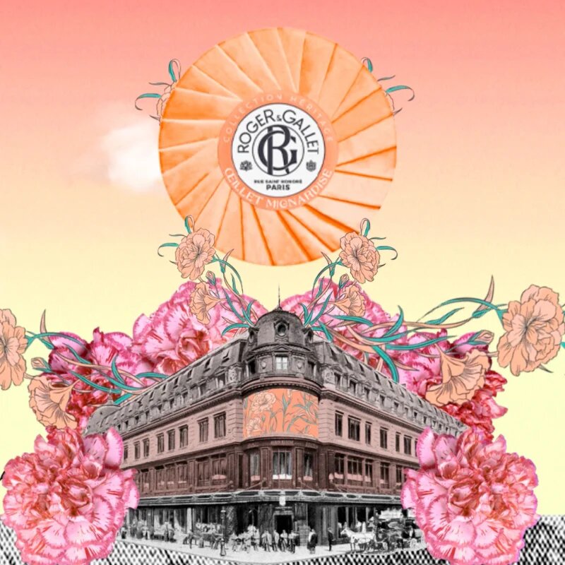 Roger & Gallet Carnation parfumsko milo 100 g