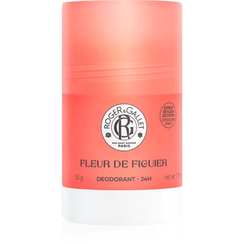 Roger & Gallet Fleur de Figuier trdi deodorant brez aluminijevih soli za 24 urno zaščito za ženske 50 g