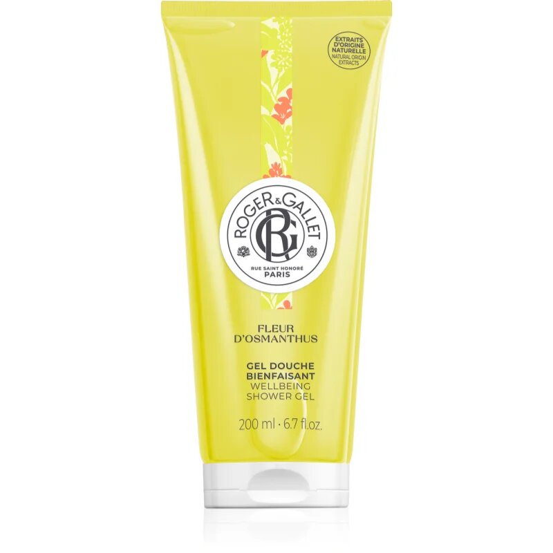 Roger & Gallet Fleur d'Osmanthus osvežujoč gel za prhanje 200 ml