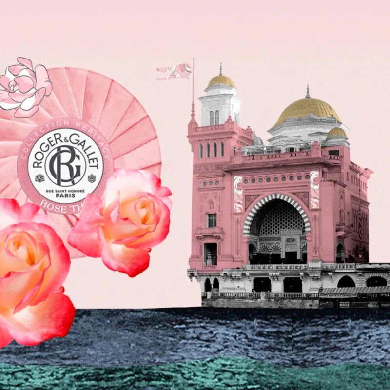Roger & Gallet Thé Rose parfumsko milo 100 g
