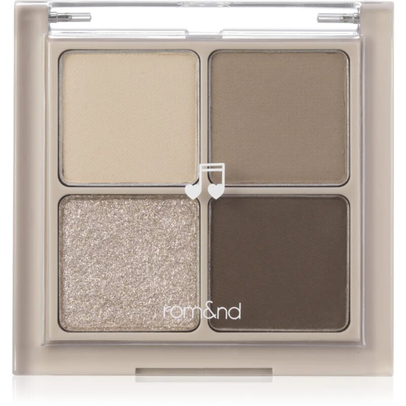 rom&nd Better Than Eyes paleta senčil za oči odtenek #02 Dry Buckwheat flower 6.5 g
