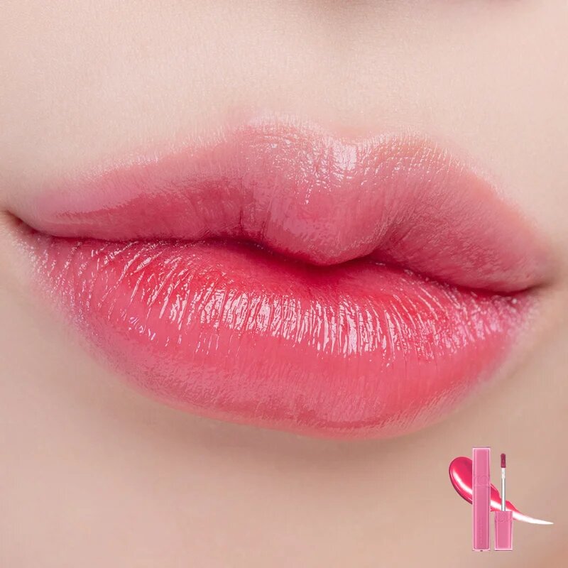 rom&nd Dewy Ful Water Tint dolgoobstojni sijaj za ustnice odtenek #05 Taffy 5 g