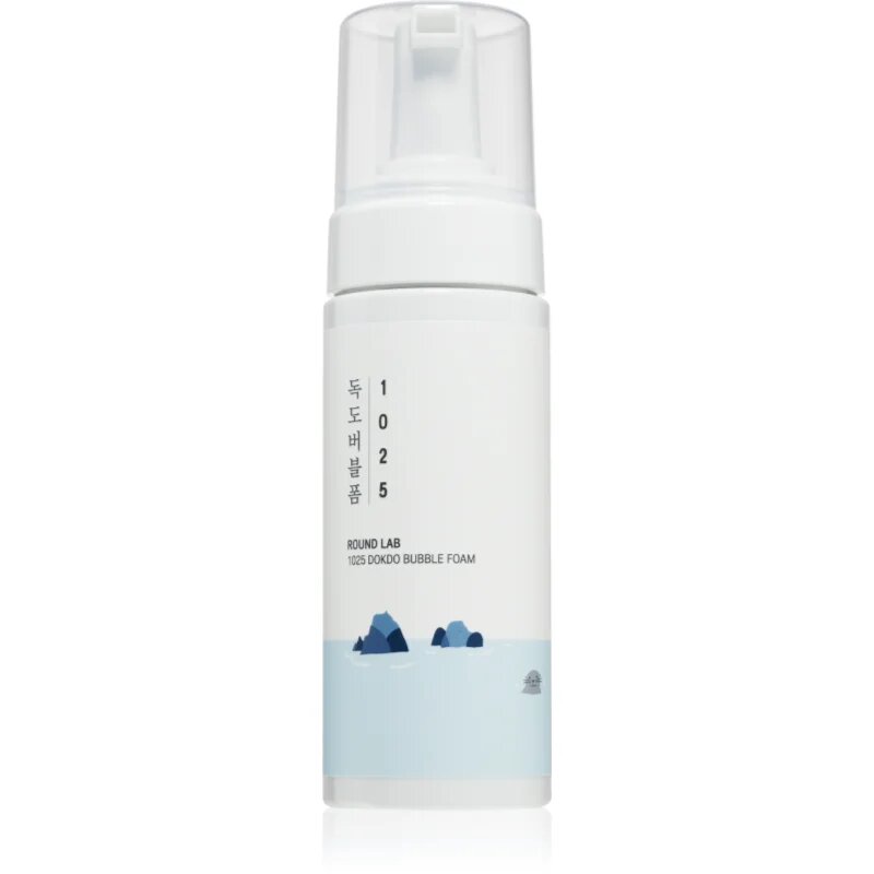 ROUND LAB 1025 Dokdo Bubble Foam vlažilna čistilna pena s pomirjajočim učinkom 150 ml
