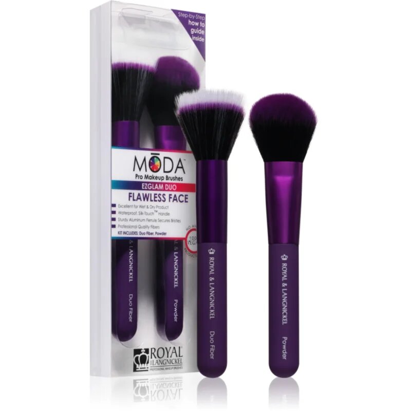 Royal and Langnickel MŌDA EZGLAM DUO Flawless Face set čopičev