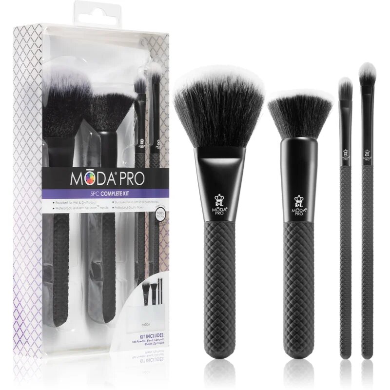 Royal and Langnickel Moda Pro Complete Kit Set čopičev s torbico