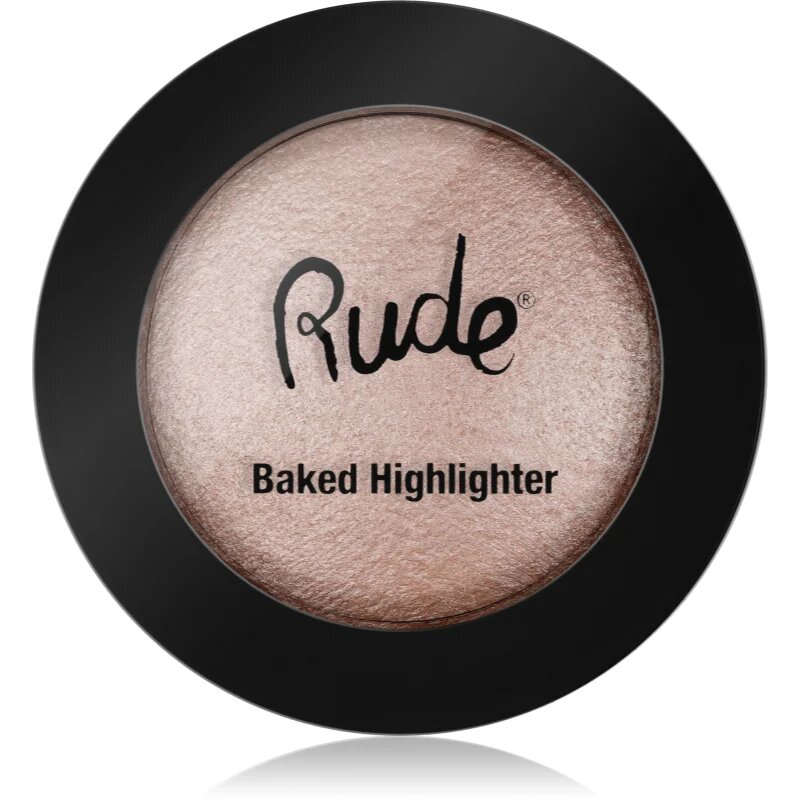 Rude Cosmetics Baked Highlighter kompaktni pudrasti osvetljevalec odtenek All Eyes On Me 7 g