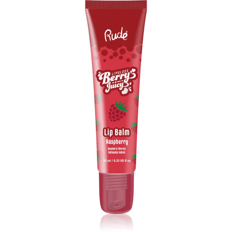 Rude Cosmetics Berry Juicy vlažilni balzam za ustnice odtenek Raspberry 10 ml