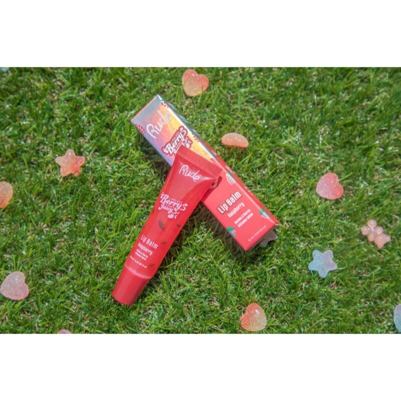 Rude Cosmetics Berry Juicy vlažilni balzam za ustnice odtenek Raspberry 10 ml