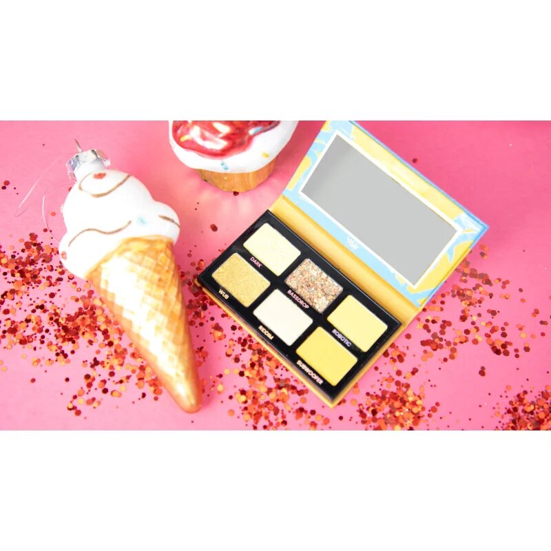 Rude Cosmetics EDM Collection paleta senčil za oči odtenek Electro House 6 g