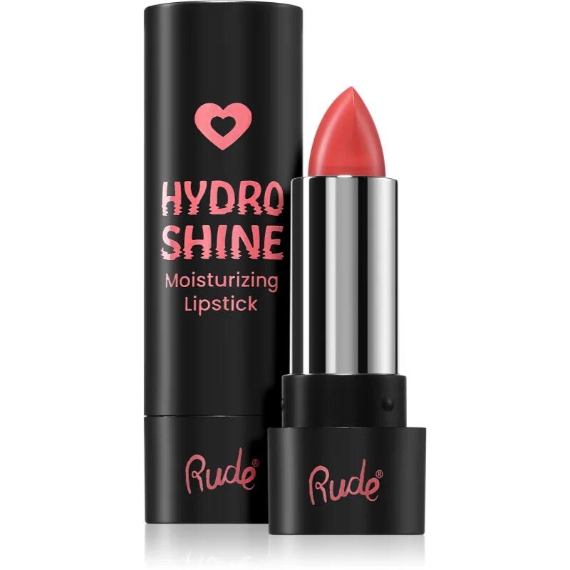Rude Cosmetics Hydro Shine Moisturizing Lipstick kremasta vlažilna šminka odtenek Sweet Rose 3.7 g