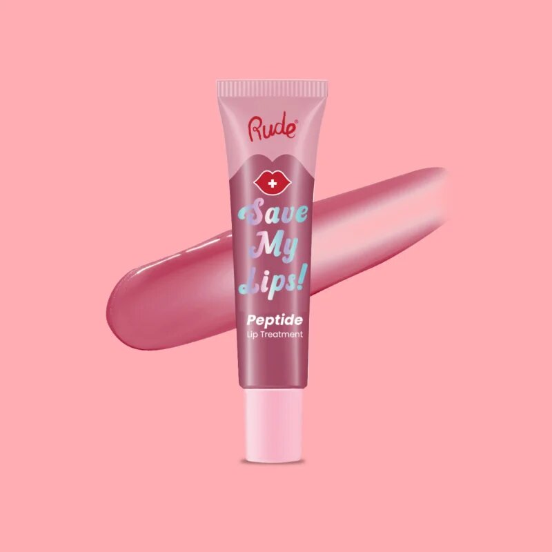 Rude Cosmetics Save My Lips hranilni in vlažilni balzam za ustnice s peptidi odtenek Lychee 15 ml