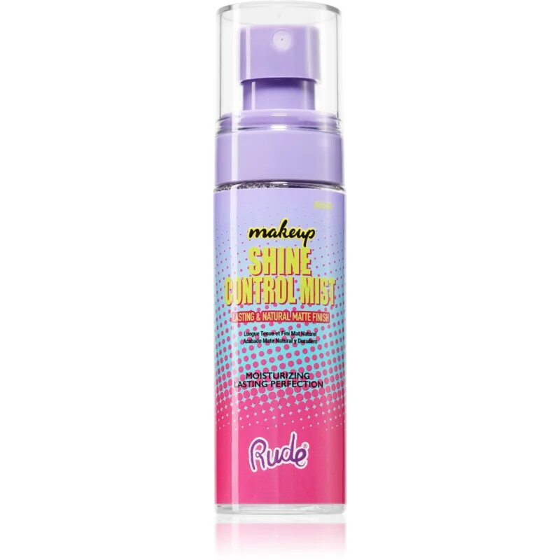 Rude Cosmetics Shine Control Mist fiksacijsko pršilo za kontrolo sijaja 60 ml