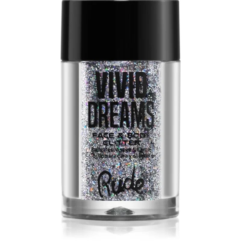 Rude Cosmetics Vivid Dreams bleščice za obraz in telo odtenek Dreamscape 2.7 g