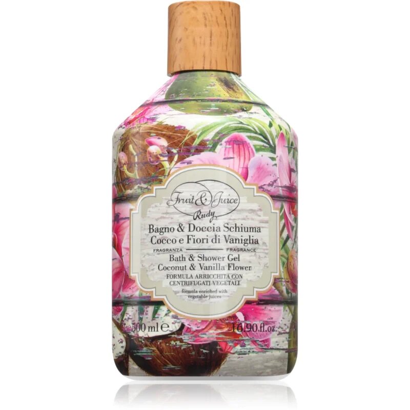 Rudy - Le Maioliche Cocco e Fiori di Vaniglia gel za prhanje 500 ml