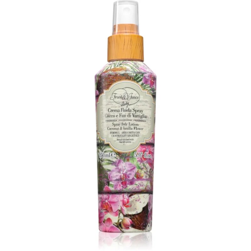 Rudy - Le Maioliche Cocco e Fiori di Vaniglia pršilo za telo 150 ml
