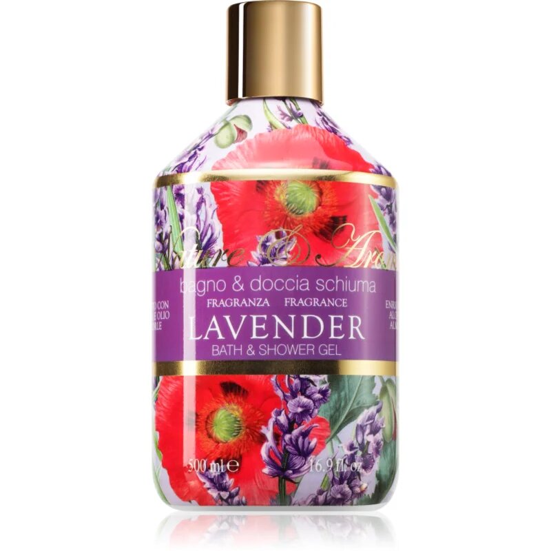 Rudy - Le Maioliche Lavender gel za prhanje in kopanje 500 ml