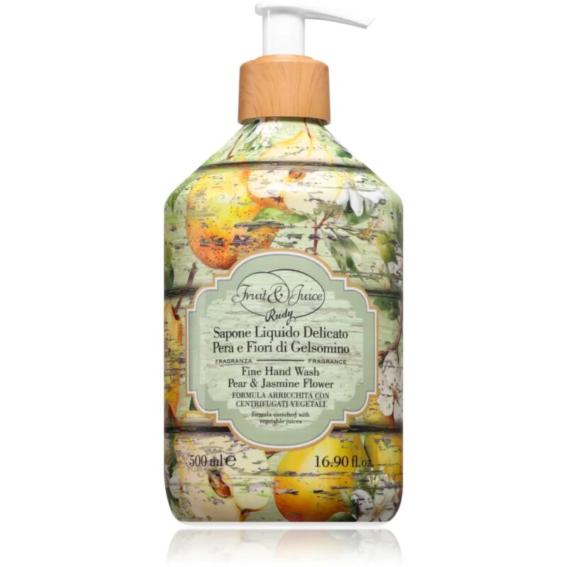 Rudy - Le Maioliche Pera & Fiori di Gelsomino Fine tekoče milo 500 ml